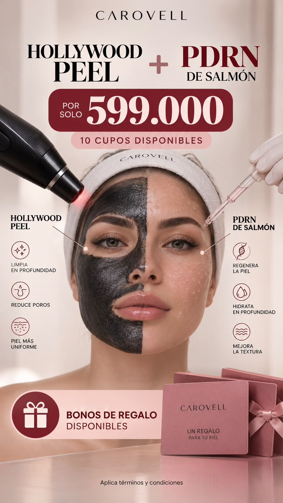 Promoción - Hollywood Peel + PDRN de Salmón