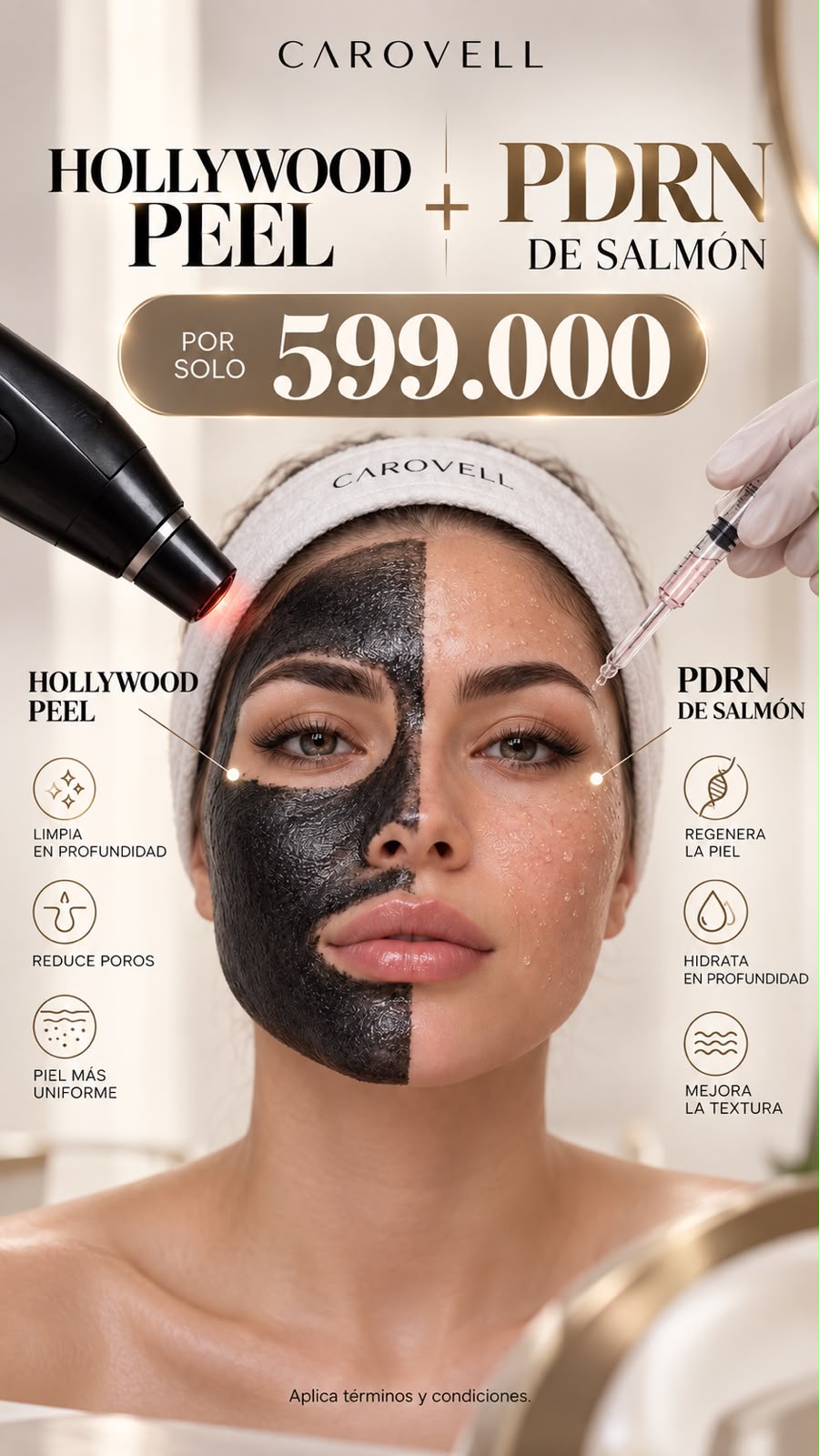 Promoción - Hollywood Peel + PDRN de Salmón por $599.000